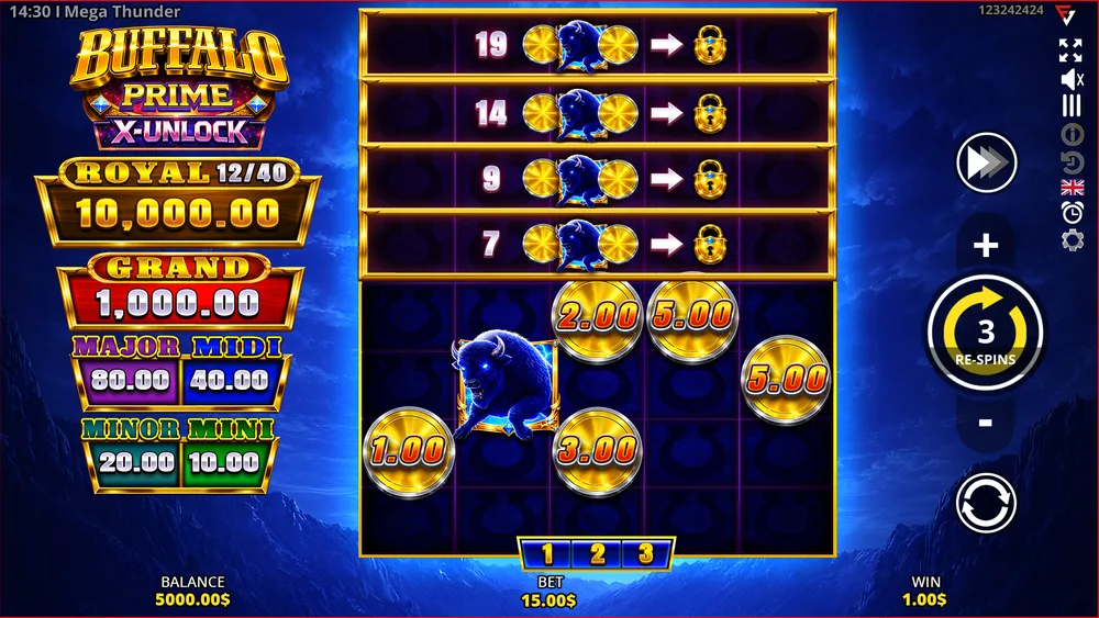 My Session, Screen by Screen — Buffalo Prime X-Unlock screenshot 2 of 7