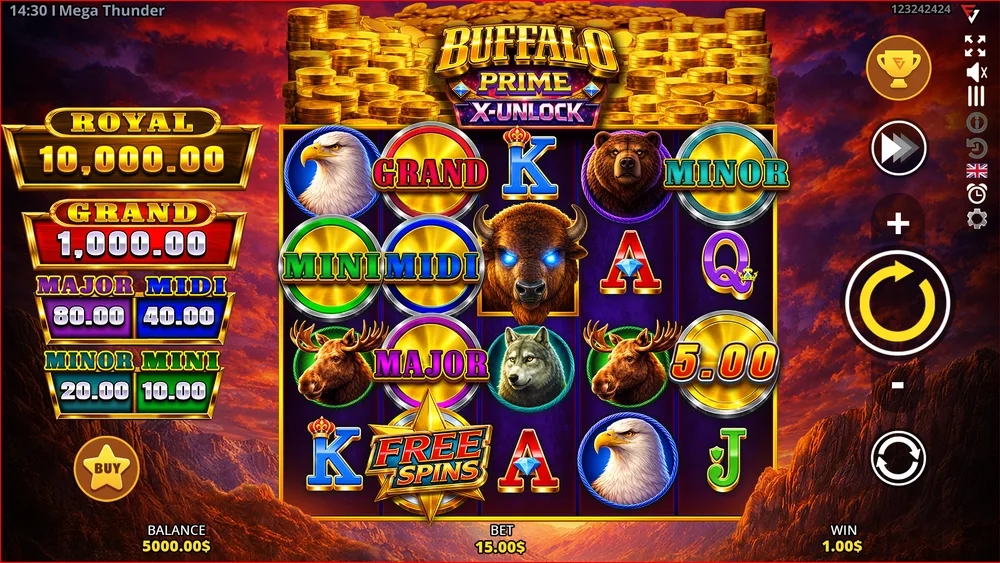 My Session, Screen by Screen — Buffalo Prime X-Unlock screenshot 1 of 7